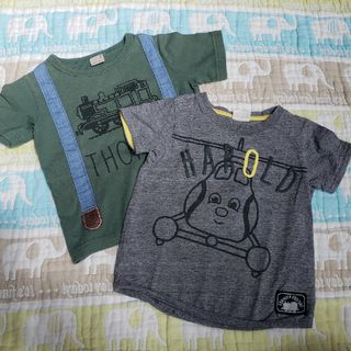 プティマイン(petit main)の100cmTシャツ２枚セット(Tシャツ/カットソー)