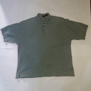 パタゴニア(patagonia)の【パタゴニア】鹿の子編み 半袖ポロシャツ／刺繍ロゴ／有機綿／men's Ｌ(ポロシャツ)