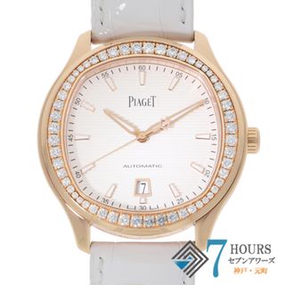 ピアジェ(PIAGET)の【120278】PIAGET ピアジェ  G0A44010 ポロ ホワイトダイヤル PG 自動巻き ギャランティーカード 純正ボックス 腕時計 時計 WATCH メンズ 男性 男 紳士【中古】(腕時計(アナログ))