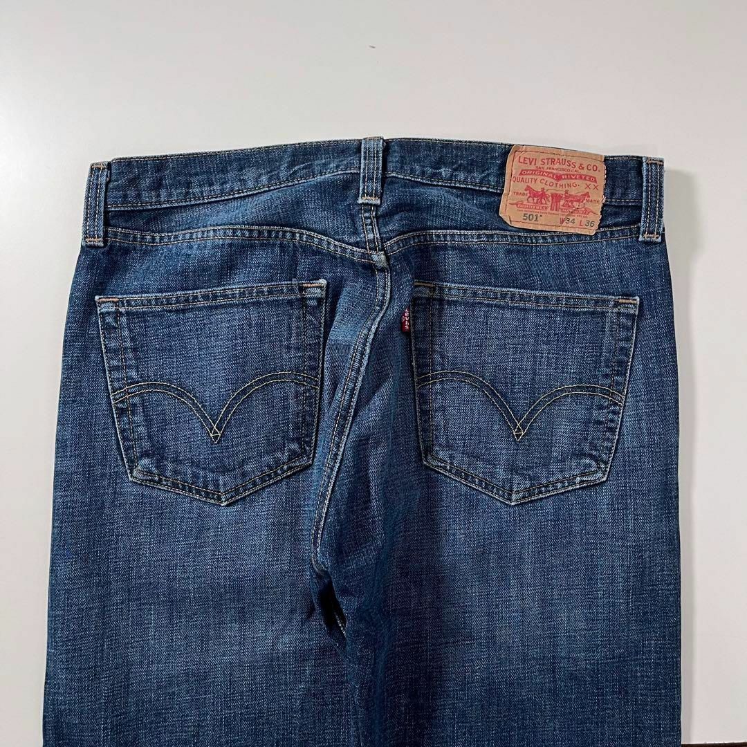 Levi's(リーバイス)のLevi's 501 メキシコ製 デニム w34 L36 インディゴ 古着 メンズのパンツ(デニム/ジーンズ)の商品写真