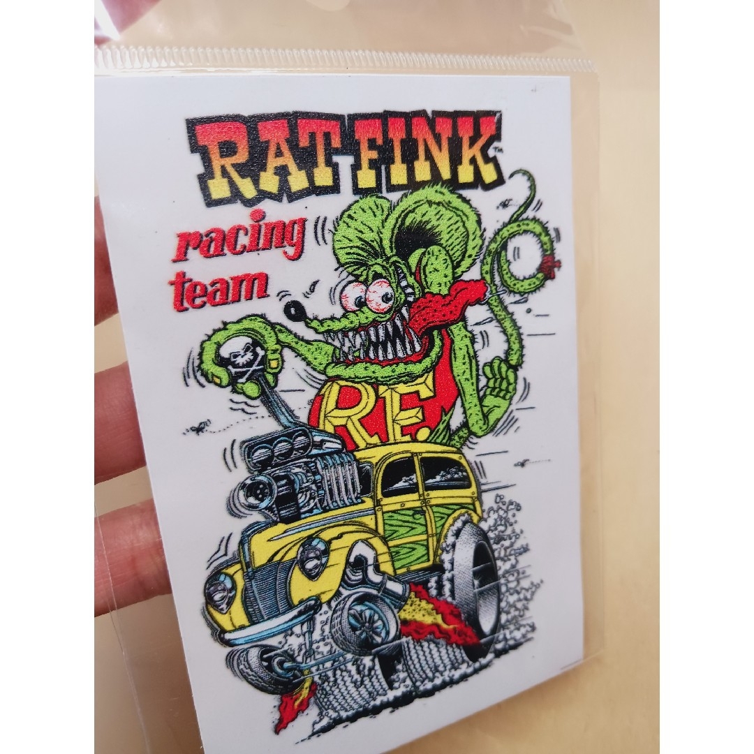 ５　ラットフィンク RAT FINK ステッカー シール　アメリカ雑貨 自動車/バイクのバイク(ステッカー)の商品写真