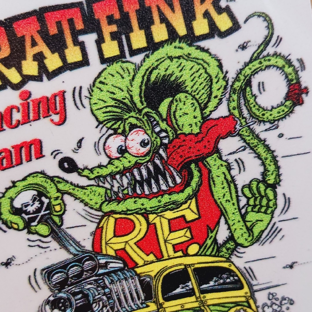 ５　ラットフィンク RAT FINK ステッカー シール　アメリカ雑貨 自動車/バイクのバイク(ステッカー)の商品写真