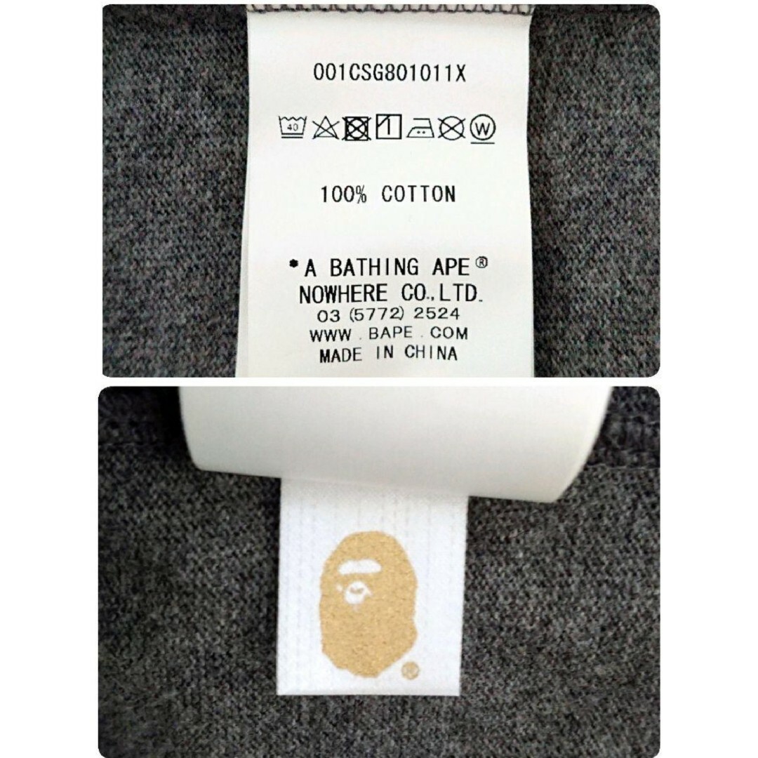 A BATHING APE(アベイシングエイプ)の美品 アベイシングエイプ フロント シャーク プリント 半袖 Tシャツ メンズのトップス(Tシャツ/カットソー(半袖/袖なし))の商品写真