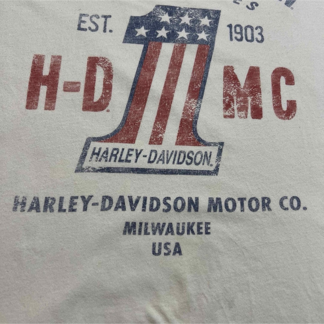 Harley Davidson(ハーレーダビッドソン)のハーレーダヴィッドソン フロント プリント HARLEY DAVIDSON メンズのトップス(Tシャツ/カットソー(半袖/袖なし))の商品写真