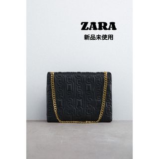 ZARA - zara ハンドバッグ ブラック【新品未使用】