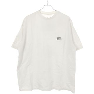 Graphpaper グラフペーパー 22SS LIMITED EDITION Oversized s/s Tee オーバーサイズプリントTシャツ ホワイト F(Tシャツ/カットソー(半袖/袖なし))