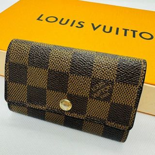 ルイヴィトン(LOUIS VUITTON)の極美品 ルイヴィトン ダミエ ミュルティクレ6連 キーケース N62630(キーケース)