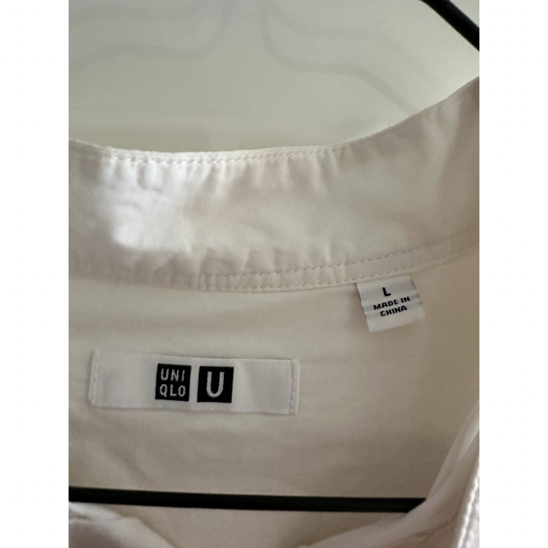 UNIQLO(ユニクロ)のUNIQLO  シャツ　ホワイト レディースのトップス(シャツ/ブラウス(長袖/七分))の商品写真
