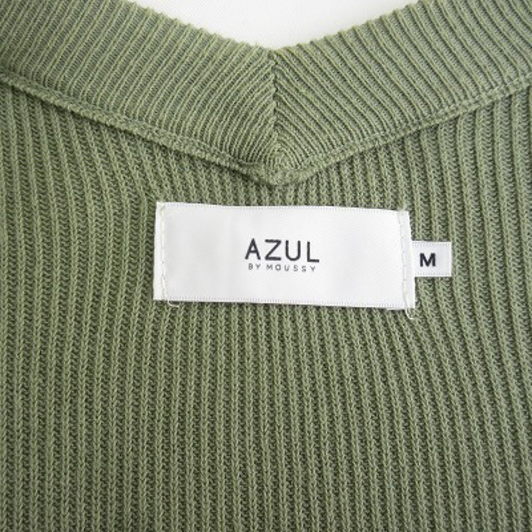 AZUL by moussy(アズールバイマウジー)のアズールバイマウジー moussy バックプリーツニットカーディガン レディースのトップス(カーディガン)の商品写真