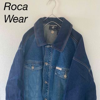 ロカウェア(Rocawear)の【レア】RocaWearロカウェアデニムジャケットGジャンツートンメンズ長袖XL(Gジャン/デニムジャケット)