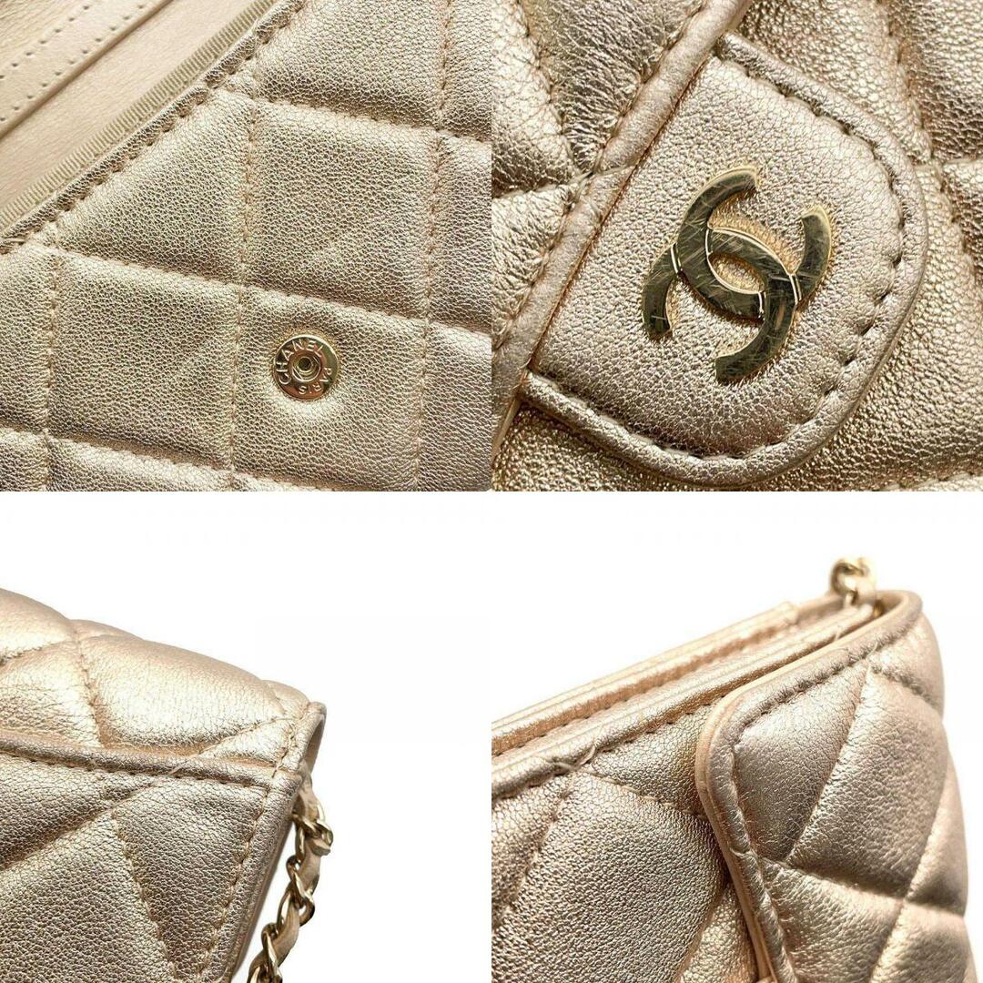 CHANEL(シャネル)のシャネル チェーンウォレット マトラッセ ココマーク ラムスキン AP0238 財布 コンパクトウォレット コインケース レディースのファッション小物(財布)の商品写真