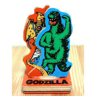 トミー(TOMMY)のGodzilla ゴジラ 木製 スタンプ 判子 TOMMY レトロ レア(特撮)