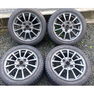 エンケイ(ENKEI)の4穴114.3☆エンケイ製☆16インチ【スタッドレスタイヤ付】195/50R16(タイヤ・ホイールセット)