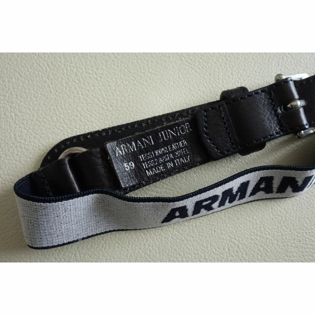 ARMANI JUNIOR(アルマーニ ジュニア)の美品 ARMANI JUNIOR アルマーニ ジュニア キッズ ベルト キッズ/ベビー/マタニティのこども用ファッション小物(ベルト)の商品写真