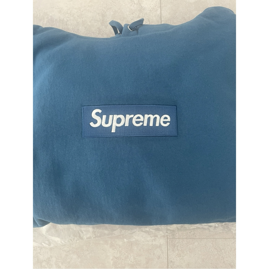 Supreme(シュプリーム)のSupreme Box Logo ボックスロゴフーディー　ブルー　XXL メンズのトップス(パーカー)の商品写真