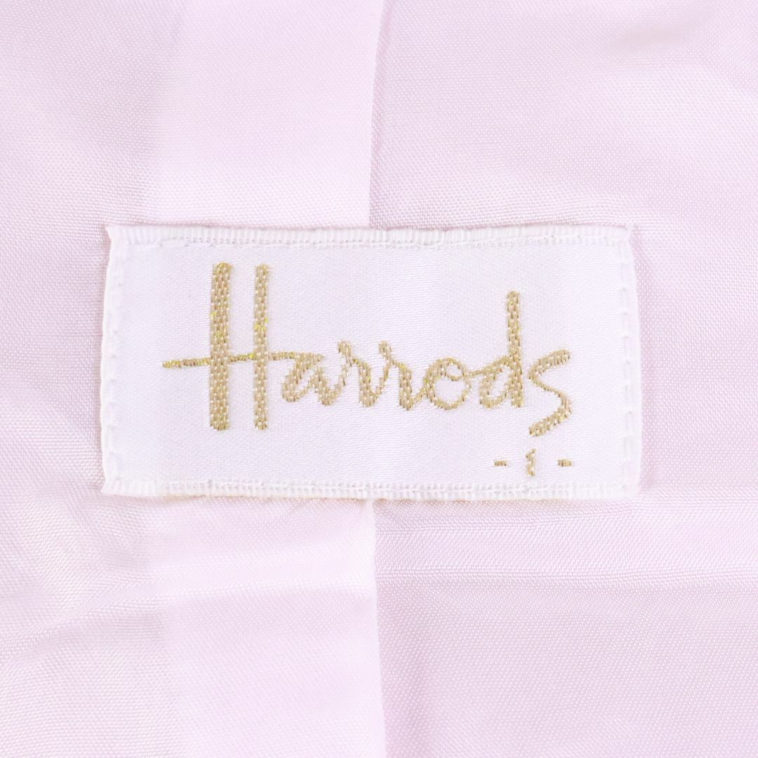 Harrods(ハロッズ)のHarrods　ハロッズ　スプリングコート　ベルト付き　ピンク　Ｓ レディースのジャケット/アウター(トレンチコート)の商品写真