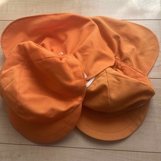 カラー帽子　ひかりのくに　オレンジ　2つセット(帽子)