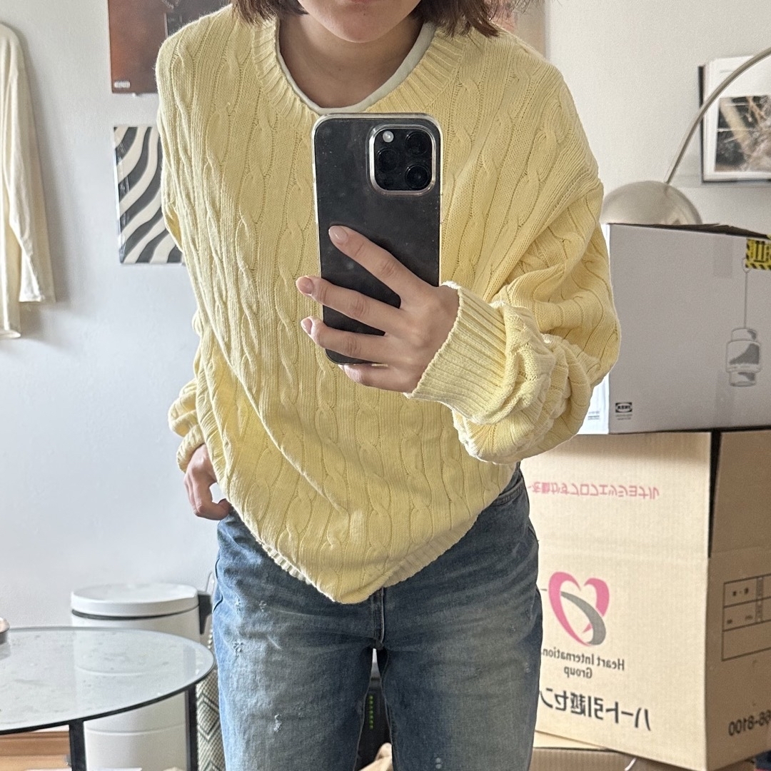 BEAUTY&YOUTH UNITED ARROWS(ビューティアンドユースユナイテッドアローズ)のyellow Knit レディースのトップス(ニット/セーター)の商品写真