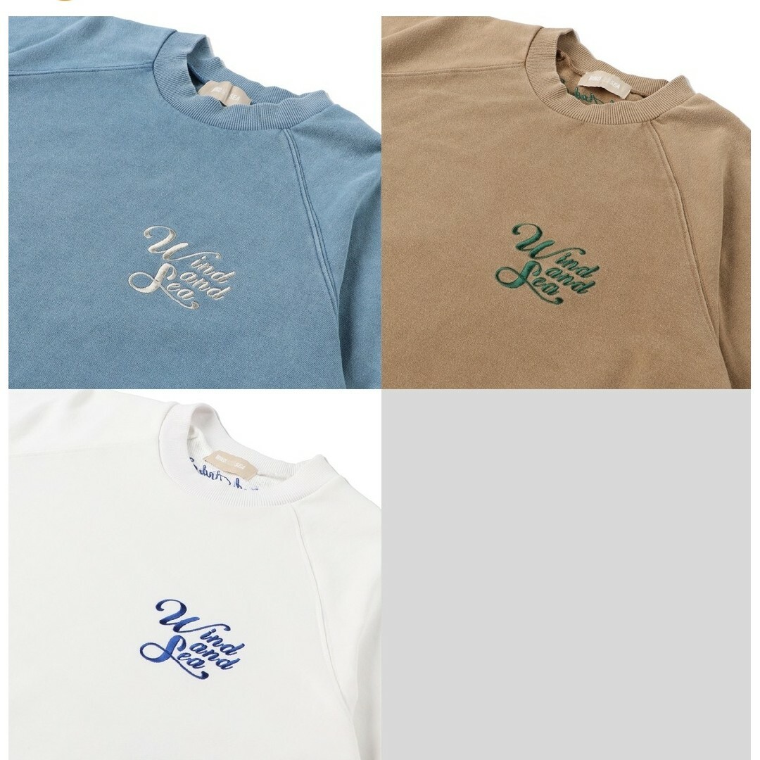 激安正規品 カマナオ様専用WIND AND ブルー 半袖スウェット SEA トップス