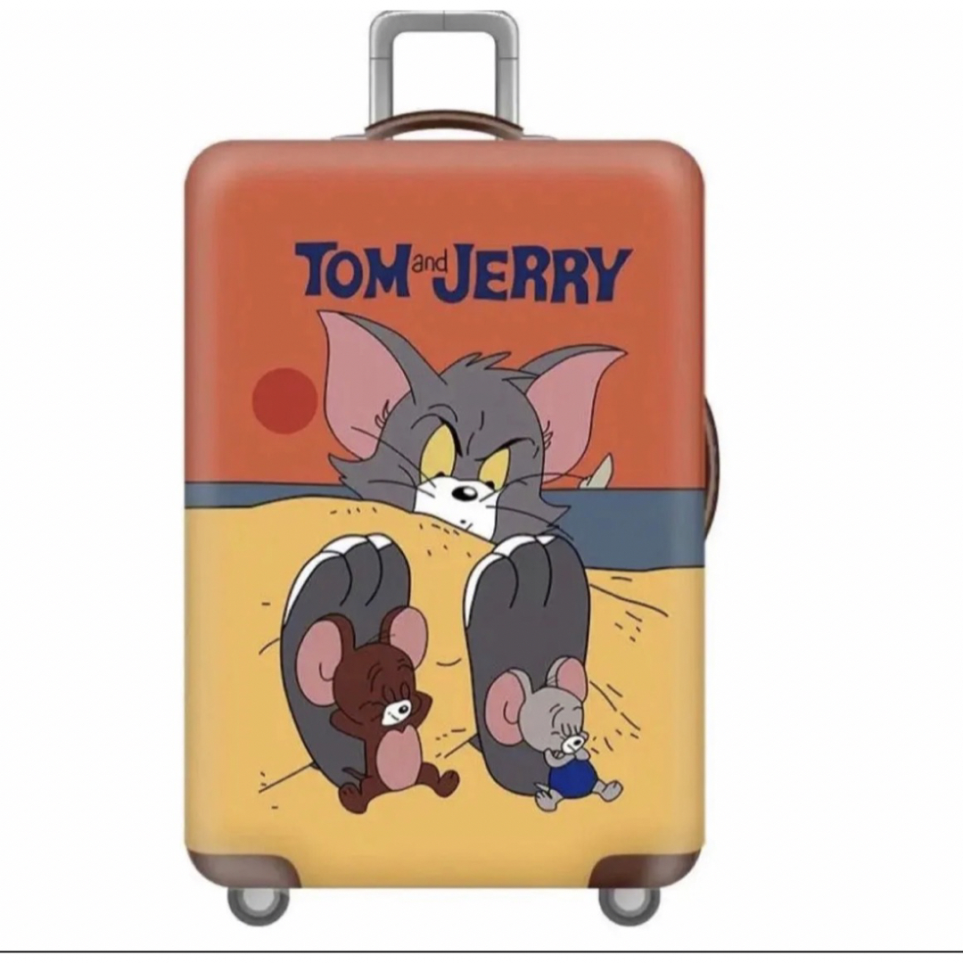 スーツケース カバー トムとジェリー  TOM and JERRY  Mサイズ メンズのバッグ(トラベルバッグ/スーツケース)の商品写真