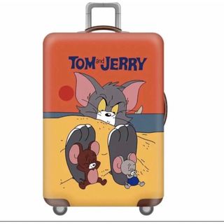 スーツケース カバー トムとジェリー  TOM and JERRY  Mサイズ(トラベルバッグ/スーツケース)