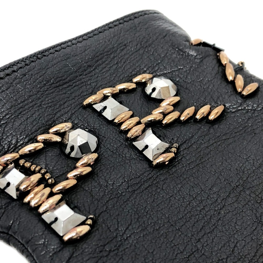 PRADA(プラダ)のプラダ PRADA ロゴ スタッズ 手袋 レザー ブラック レディースのファッション小物(手袋)の商品写真