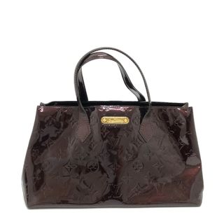 ルイヴィトン(LOUIS VUITTON)のルイヴィトン LOUIS VUITTON ウィルシャーPM M93641 トートバッグ ハンドバッグ モノグラムヴェルニ アマラント ワインレッド(ハンドバッグ)