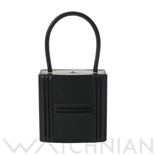 エルメス(Hermes)の中古 エルメス HERMES レディース ハンドバッグ ブラック /ゴールド金具 ボックスカーフ(ハンドバッグ)