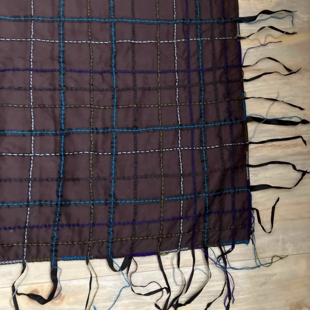 ISSEY MIYAKE - HaaT イッセイミヤケ ストール 刺繍リボン ISSEY MIYAKE - HaaT イッセイミヤケ ストール 刺繍リボン
