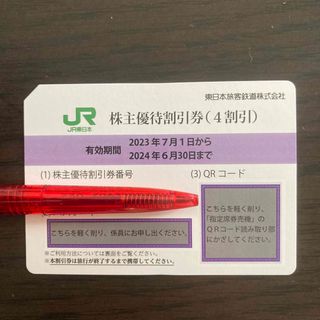 ジェイアール(JR)のJR東日本　株主優待(鉄道乗車券)