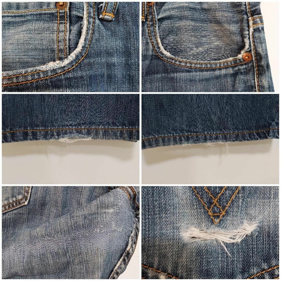 Levi's(リーバイス)のリーバイス569 Levis W34 ダークブルーデニム 青 パンツ 8500 メンズのパンツ(デニム/ジーンズ)の商品写真