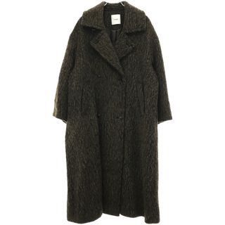 CLANE クラネ 21AW MIX SHAGGY LADY COAT ミックスシャギーコート 11101-0072 イエロー系 2(ロングコート)