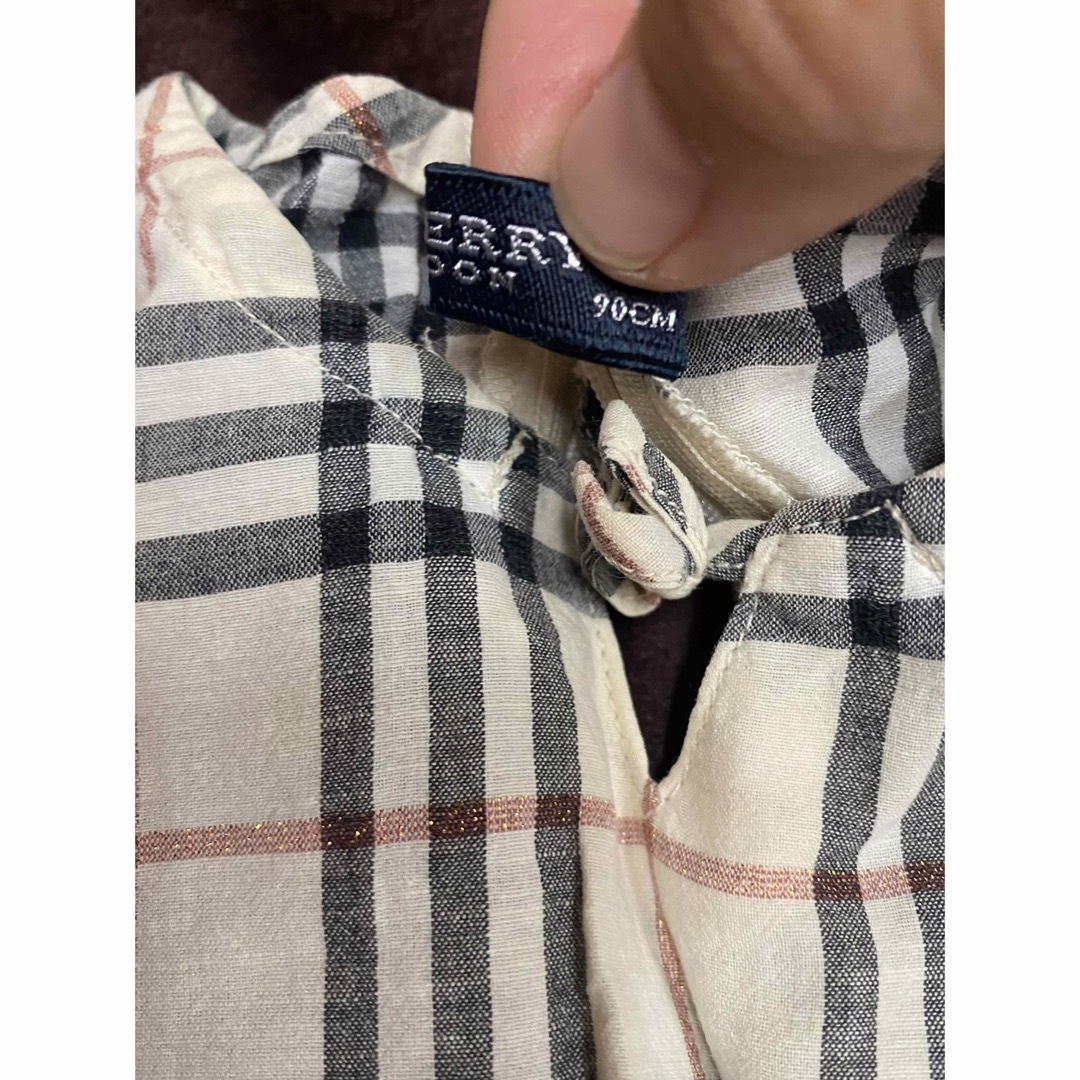 BURBERRY(バーバリー)の💓送料無料💓子供　キッズ　女の子　バーバリー　半袖　ワンピース　90 キッズ/ベビー/マタニティのキッズ服女の子用(90cm~)(ワンピース)の商品写真