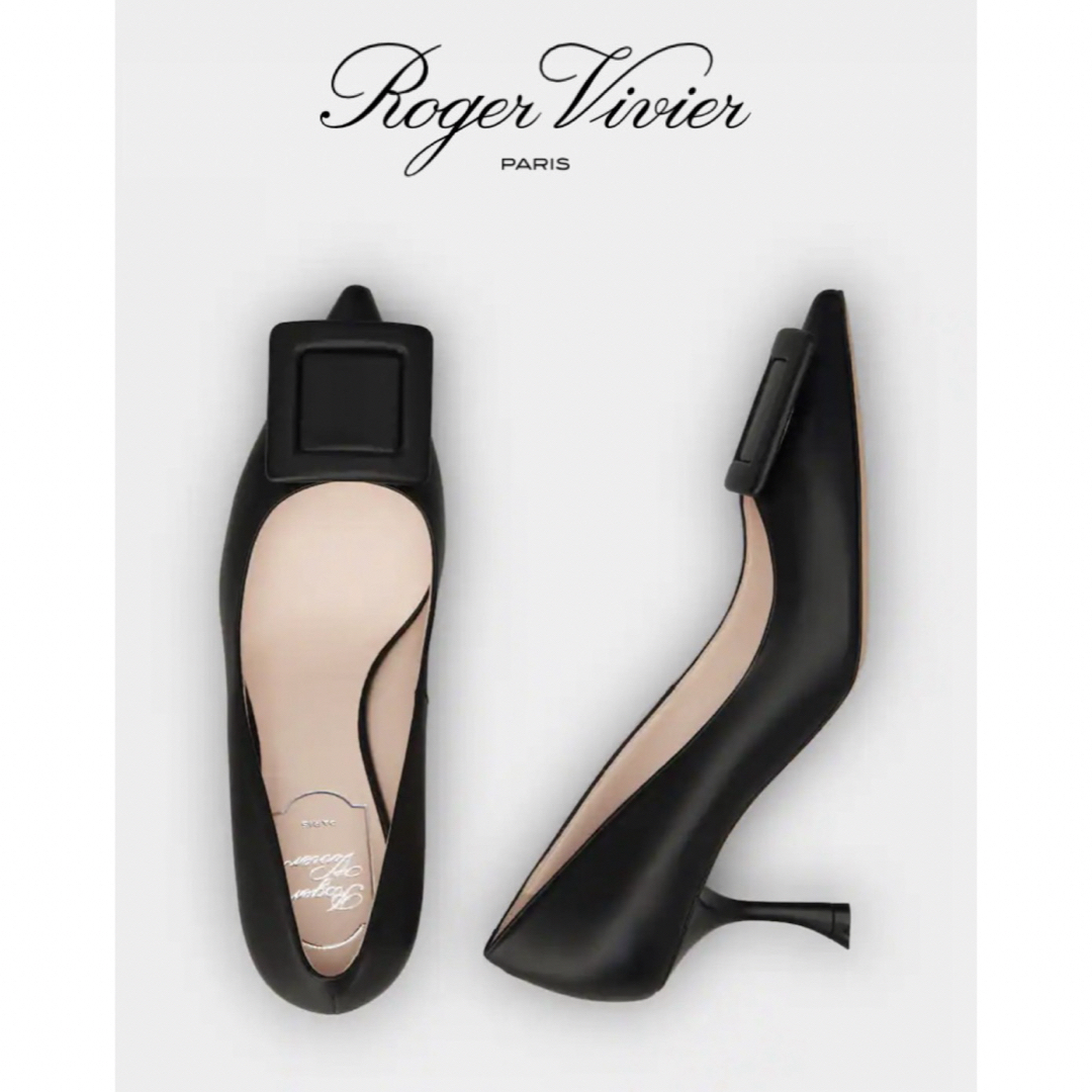 ROGER VIVIER(ロジェヴィヴィエ)のRoger Vivier / ヴィヴ イン ザ シティ ナッパーレザー パンプス レディースの靴/シューズ(ハイヒール/パンプス)の商品写真