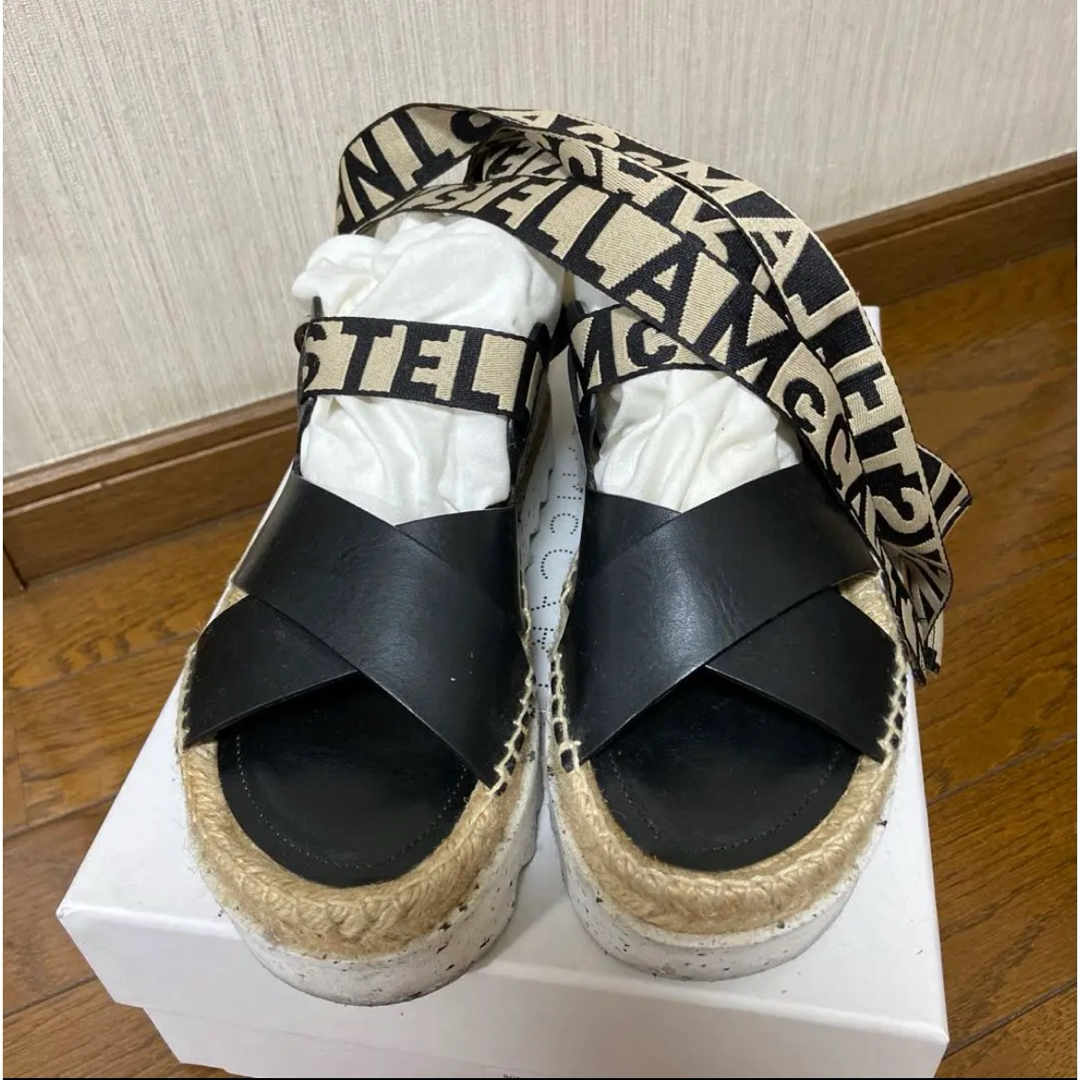 Stella McCartney(ステラマッカートニー)のStella McCartney ロゴリボン　GALA サンダル レディースの靴/シューズ(サンダル)の商品写真
