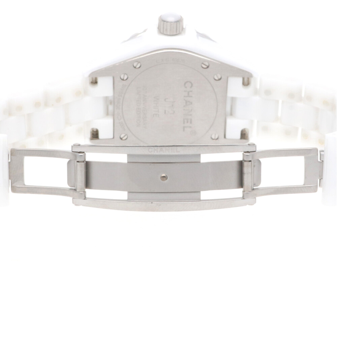 CHANEL(シャネル)のシャネル J12 ホワイトファントム 腕時計 時計 セラミック H3705 自動巻き ユニセックス 1年保証 CHANEL  中古 レディースのファッション小物(腕時計)の商品写真