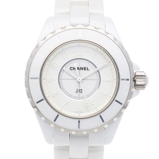 シャネル(CHANEL)のシャネル J12 ホワイトファントム 腕時計 時計 セラミック H3705 自動巻き ユニセックス 1年保証 CHANEL  中古(腕時計)