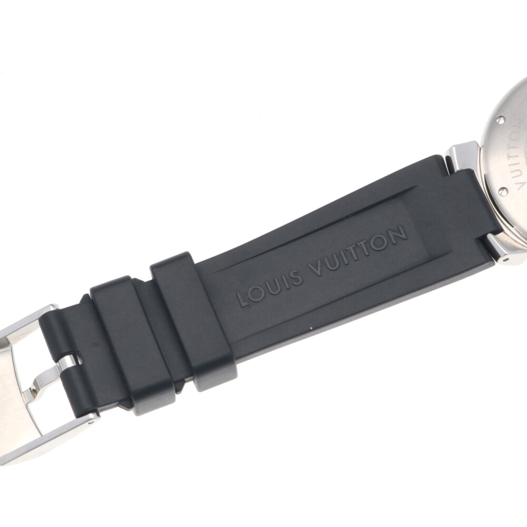 LOUIS VUITTON(ルイヴィトン)のルイヴィトン タンブール クロノグラフ ラブリーカップ 腕時計 時計 ステンレススチール Q11BG クオーツ メンズ 1年保証 LOUIS VUITTON  中古 メンズの時計(腕時計(アナログ))の商品写真