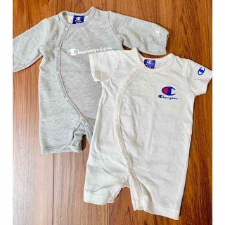 チャンピオン(Champion)の【最終値下】champion ロンパース　長袖半袖　60〜70サイズ(ロンパース)