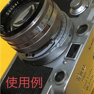 ライカ(LEICA)の希少アダプター KIPON CRF-LEICA L39 RFコンタックスレンズ(フィルムカメラ)