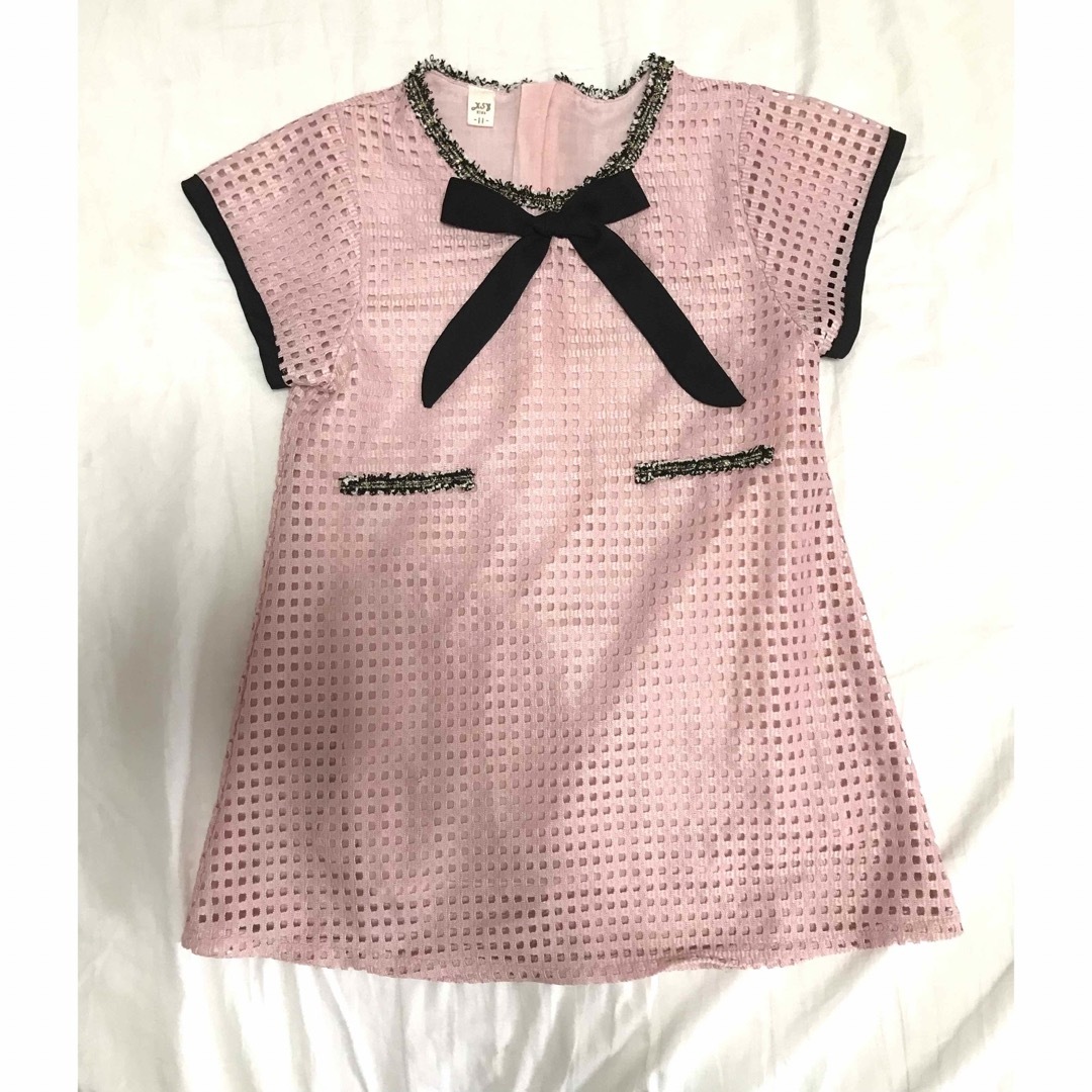 100cm 女の子　ワンピース キッズ/ベビー/マタニティのキッズ服女の子用(90cm~)(ワンピース)の商品写真