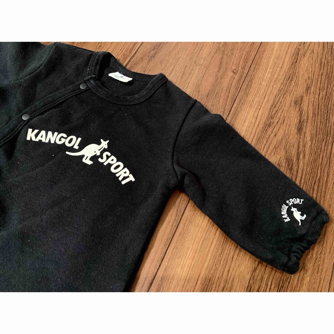 KANGOL(カンゴール)のkangol ベビーロンパース　2着セット　60〜70サイズ キッズ/ベビー/マタニティのベビー服(~85cm)(ロンパース)の商品写真