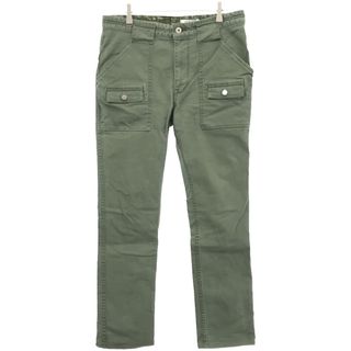 nonnative ノンネイティブ 20SS WORKER JEANS C/P SERGE STRETCH ストレッチカーゴデニムパンツ カーキ 2 NN-P3738