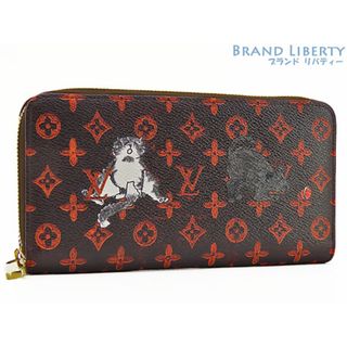 ルイヴィトン(LOUIS VUITTON)の限定美品ルイヴィトントランスフォームドモノグラムキャットグラムジッピー(財布)