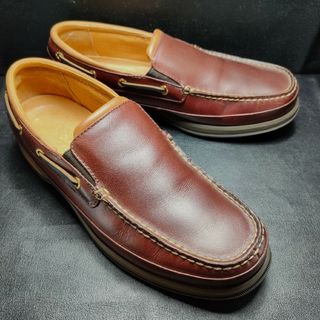 スペリートップサイダー(SPERRY TOP-SIDER)の美品 SPERRY TOP-SIDER スリッポン27.5cm 0834978(デッキシューズ)