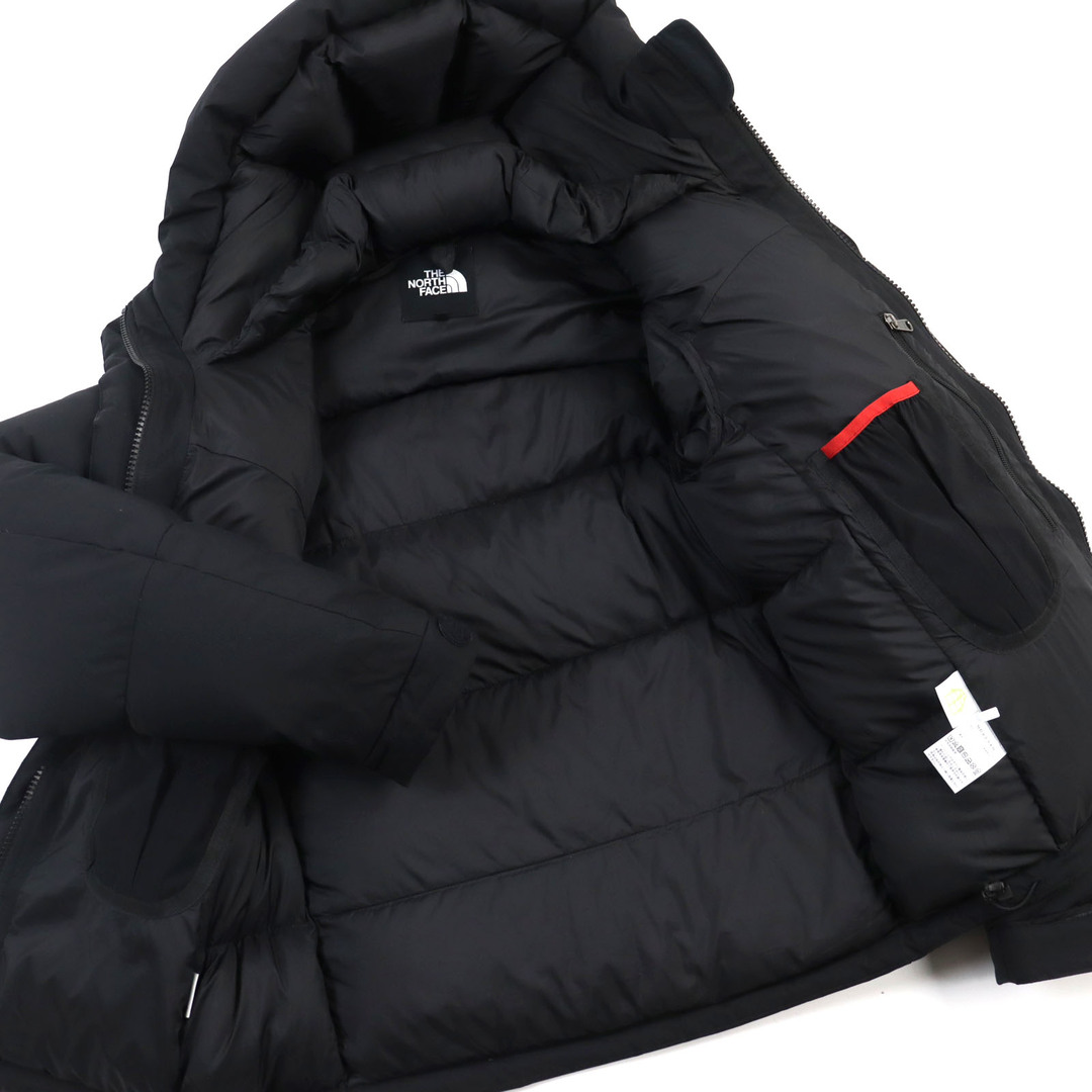 THE NORTH FACE(ザノースフェイス)の極美品○THE NORTH FACE ザ・ノースフェイス ND92340 バルトロライトジャケット WINDSTOPPER/ゴアウインドストッパー ダブルフラップ仕様 ドローコード ダブルジップ ダウンジャケット ブラック M 正規品 メンズ メンズのジャケット/アウター(ダウンジャケット)の商品写真