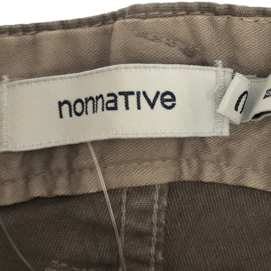 nonnative(ノンネイティブ)のnonnative ノンネイティブ 17SS ADVENTURER EASY RIB PANTS TAPERED FIT W/P リブパンツ ブラウン 0 NN-P3130 メンズのパンツ(その他)の商品写真