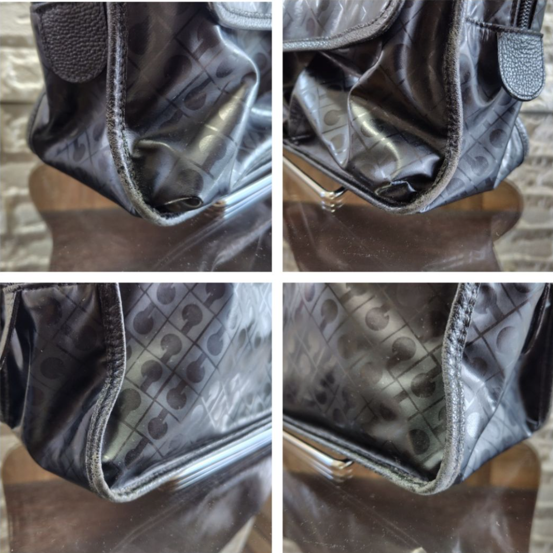 GHERARDINI(ゲラルディーニ)のゲラルディーニ GHERARDINI ソフティ ハンドバッグ PVC×レザー レディースのバッグ(ハンドバッグ)の商品写真