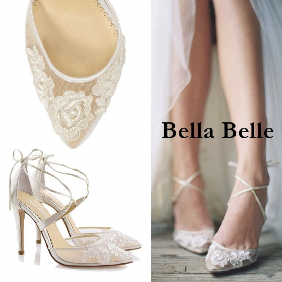 経典 【美品】bella ヒール 結婚式 24センチ belle(ベラベレ) 靴
