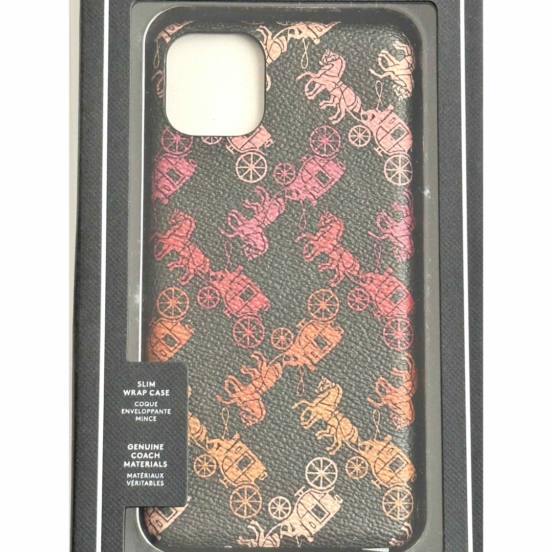 COACH(コーチ)のCOACH コーチ iPhone 11 Pro MAX ケース ブラック 馬車 スマホ/家電/カメラのスマホアクセサリー(iPhoneケース)の商品写真